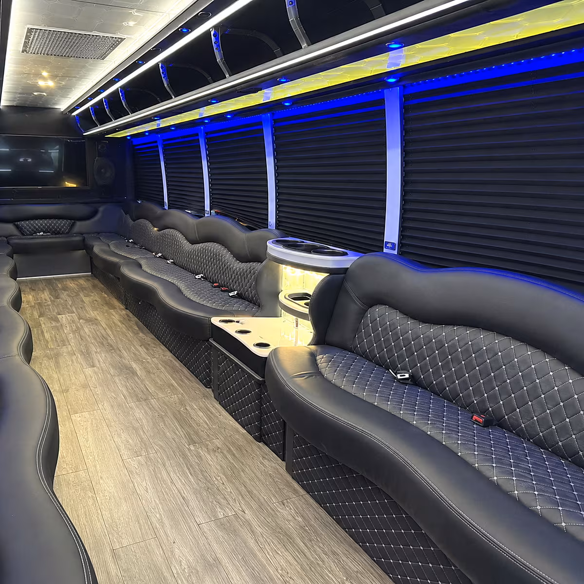 bryan party bus rentals inside