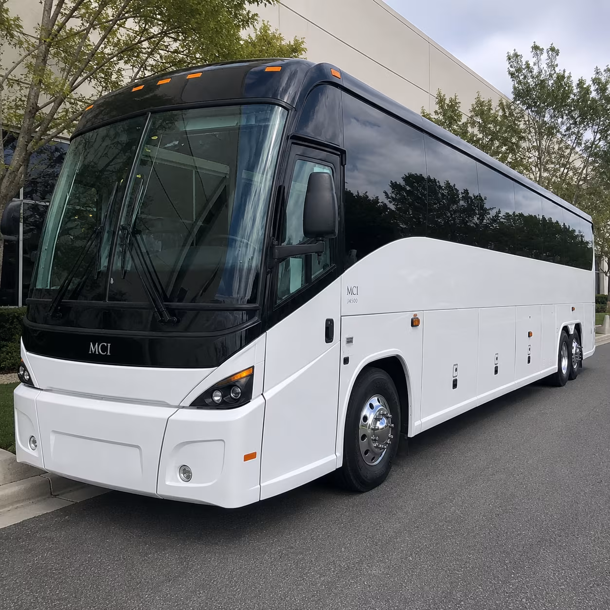 cedar park charter bus rental exterior